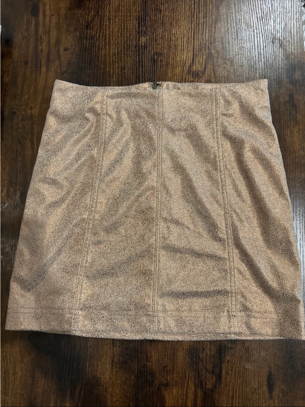 Free People Speckled Tan Mini Skirt